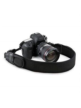 DSLR Camera Neck Strap, Neoprene Strap for Canon Nikon Sony w/Pockets